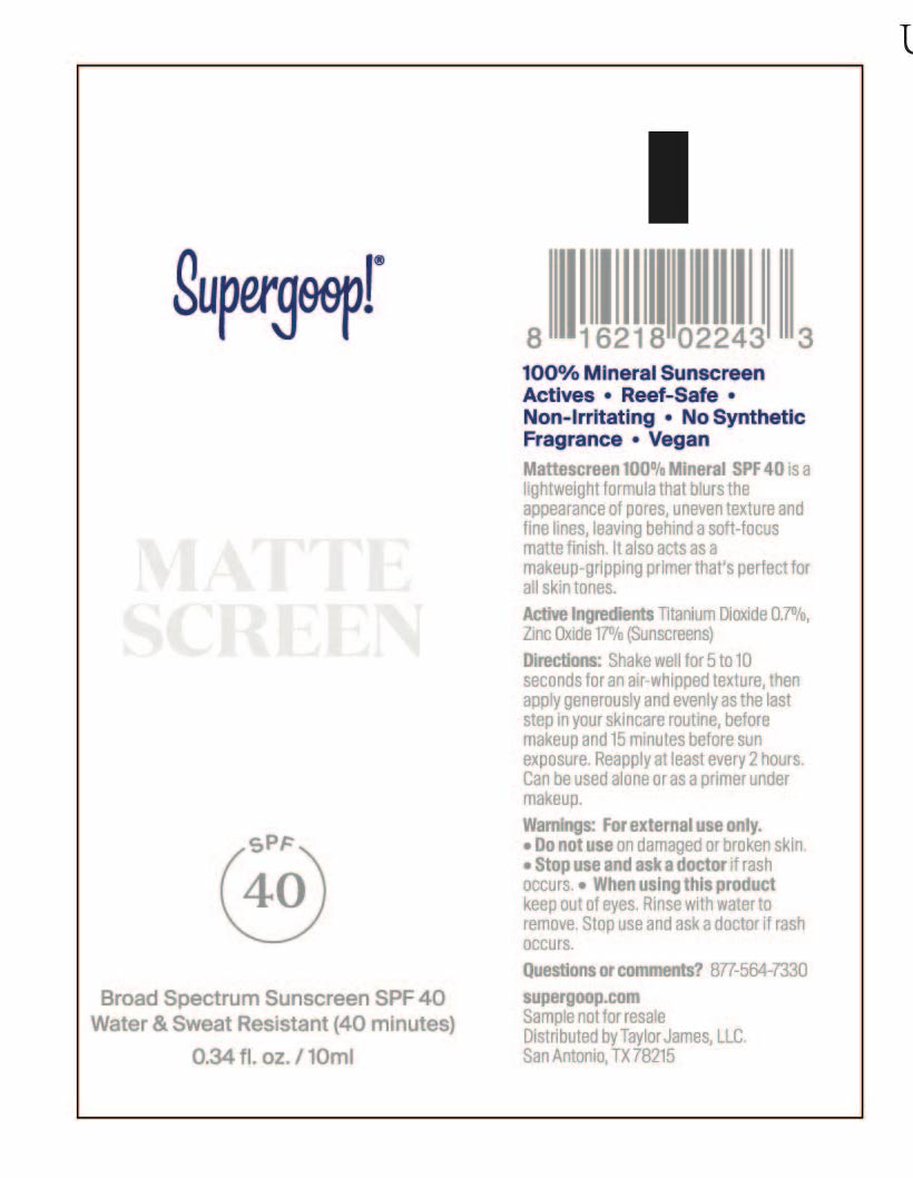 Mattescreen SPF 40