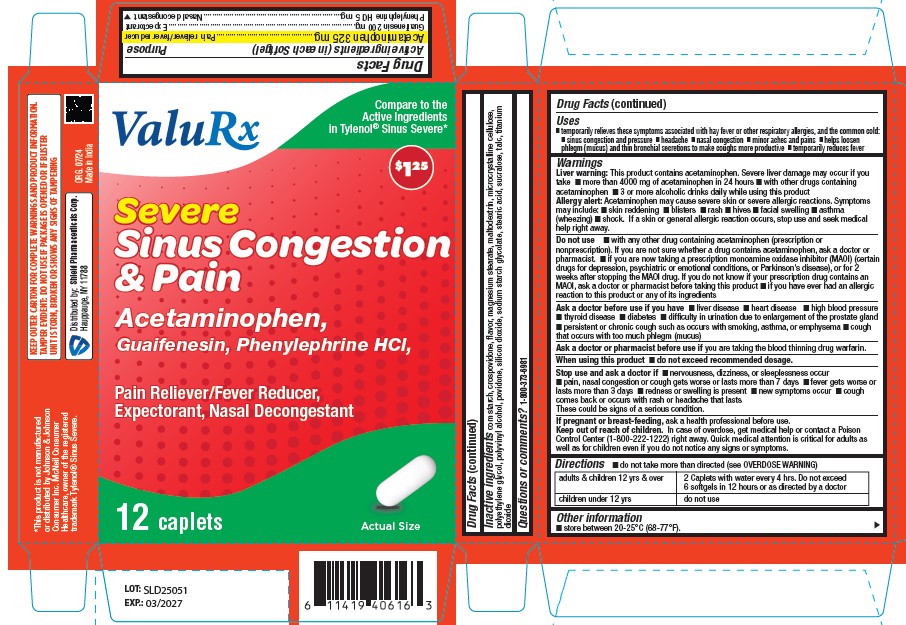 Severe Sinus Congestion and Pain Carton