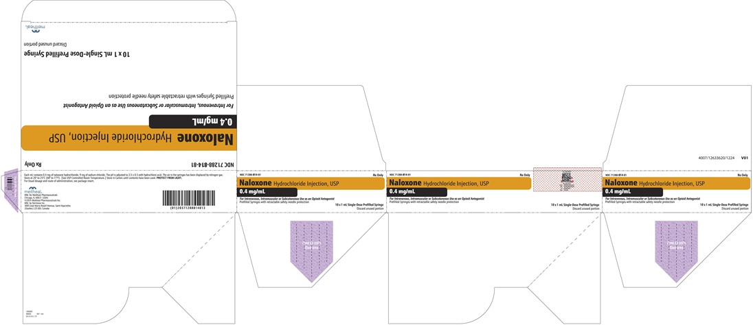 PRINCIPAL DISPLAY PANEL - Naloxone Hydrochloride Injection, USP Carton
