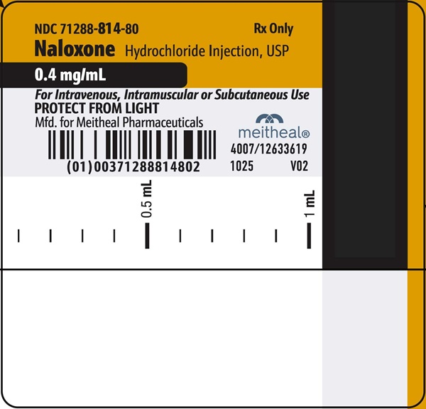 PRINCIPAL DISPLAY PANEL - Naloxone Hydrochloride Injection, USP Syringe Label