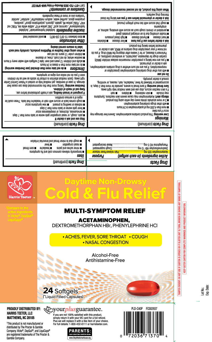 Acetaminophen 325 mg, Dextromethorphan HBr 10 mg, Phenylephrine HCI 5 mg