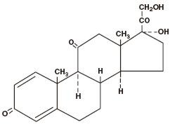 Prednisone structure