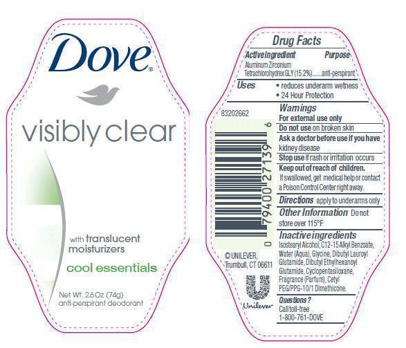 Dove Visibly Clear Cool Essentials