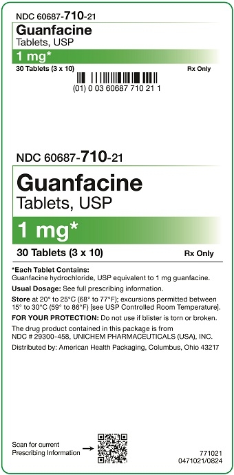 1mg Guanfacine Tablets Carton