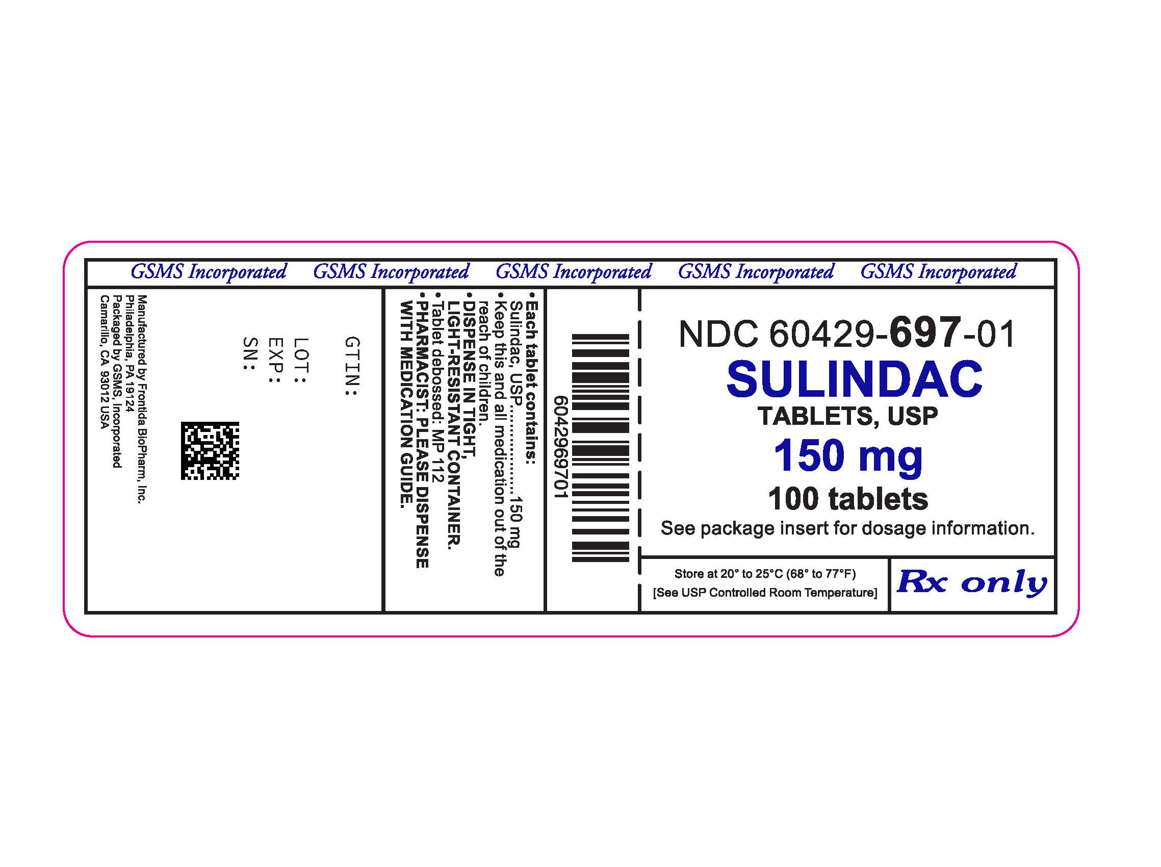 60429-697-01LB - SULINDAC 150 MG TABS - REV JUL 2015.jpg