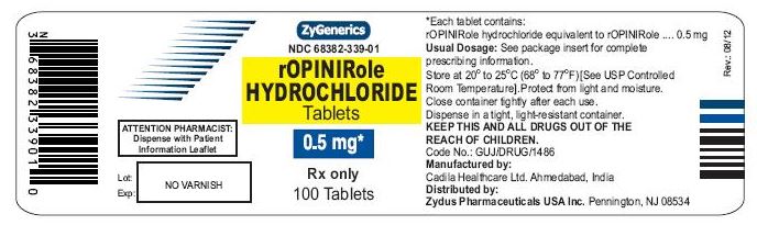 ropinirole hcl tablets, 0.5 mg