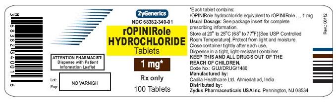 ropinirole hcl tablets, 1 mg