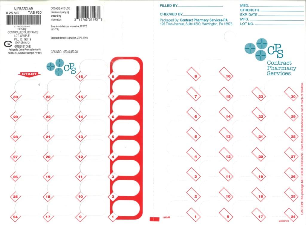 0.25 mg Tablets