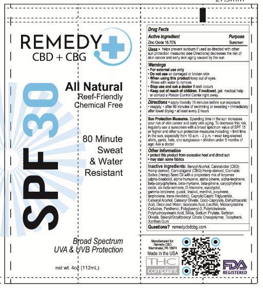 REMEDY 4.0 oz. SPF TUBE