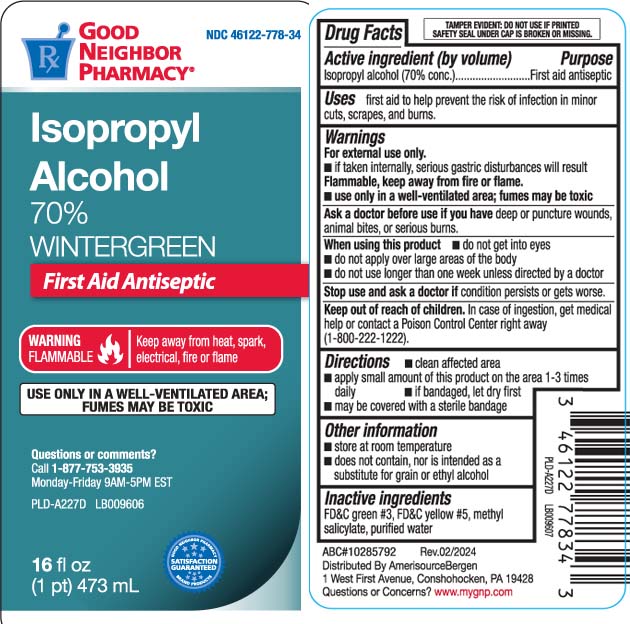 Isopropyl Alcohol (70% conc.)