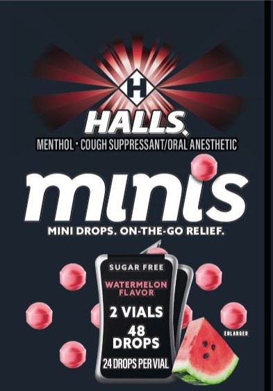 Halls SF Mini Watermelon Pouch front