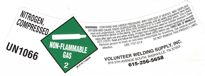 Nitrogen Shoulder Label