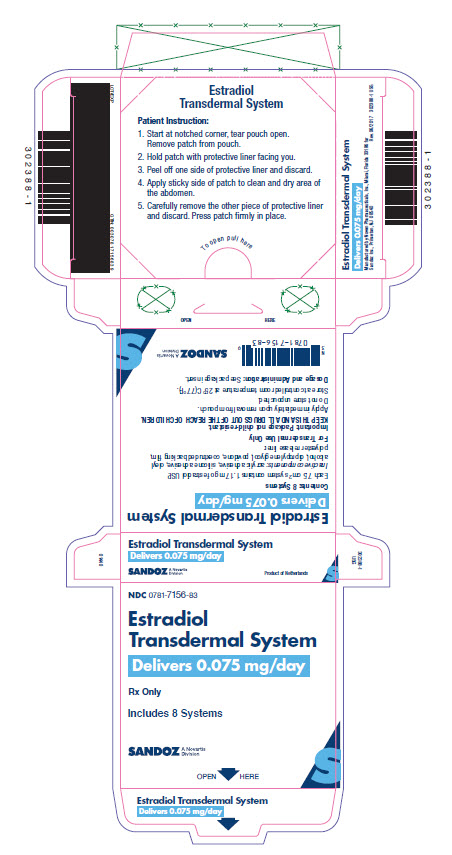 Label - Estradiol Transdermal System 0.075 mg/day