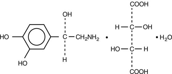 Levophed Structural Formula