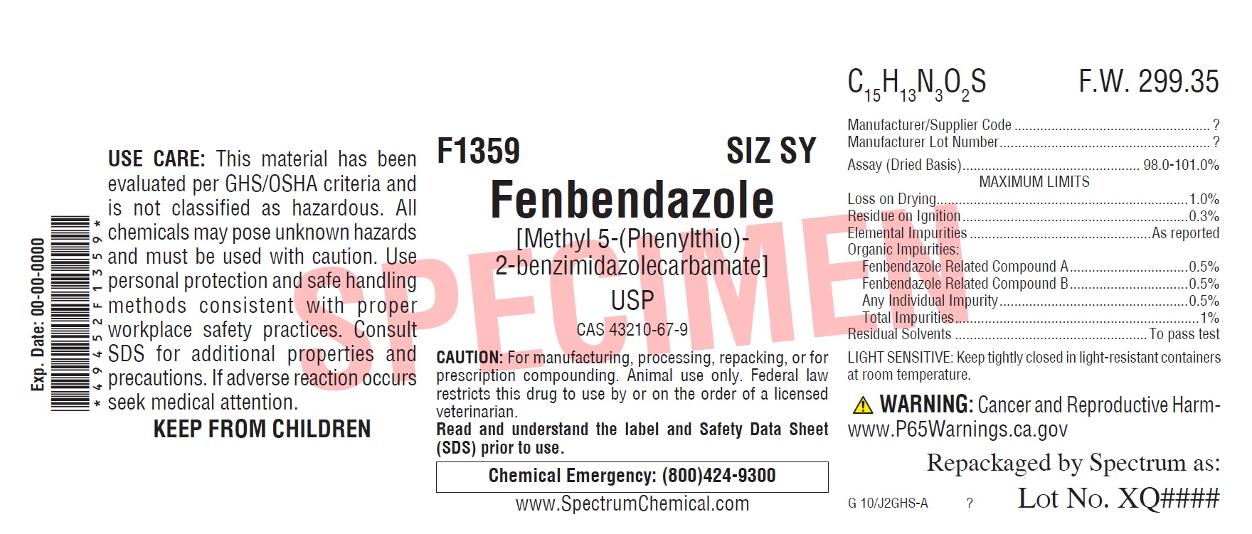 Fenbendazole