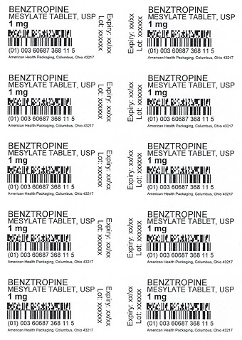 1 mg Benztropine Mesylate Tablet Blister