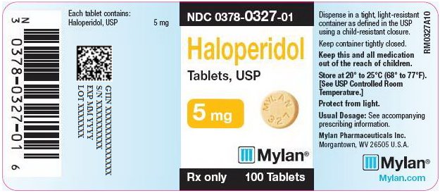 Haloperidol Tablets 5 mg Bottle Label