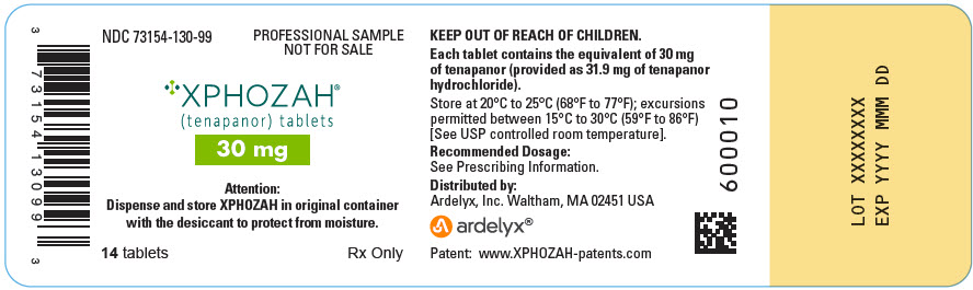 PRINCIPAL DISPLAY PANEL - 30 mg Tablet Bottle Label - NDC: <a href=/NDC/73154-130-99>73154-130-99</a>