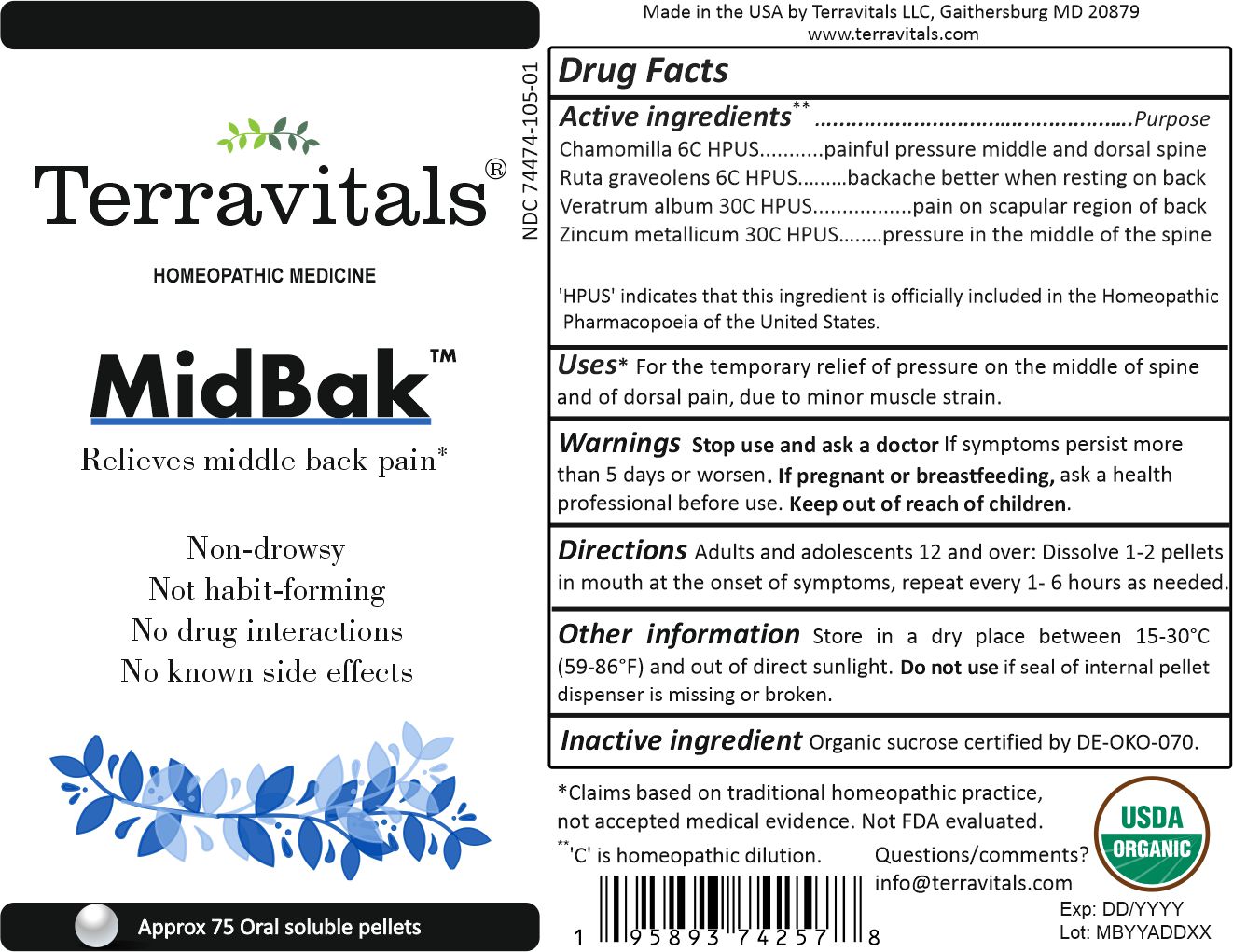 External label MidBak
