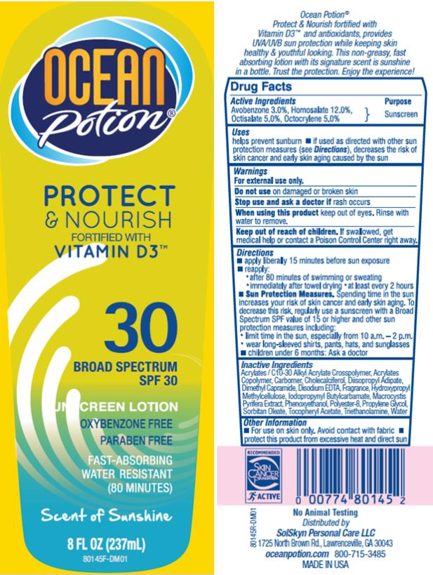 PRINCIPAL DISPLAY PANEL
Ocean Potion
Protect
& Nourish
SPF 30
8 fl oz (237 mL)
