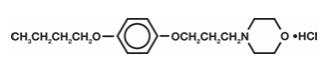 The following structural formula for Pramoxine Hydrochloride (Pramoxine HCl) is a topical anesthetic agent.  Chemically, Pramoxine Hydrochloride is [4-(3-(p-butoxyphenoxy)propyl) morpholine Hydrochloride C17H27NO3.  HCI] with a molecular weight of 329.87.  Chemically, Pramoxine Hydrochloride.
