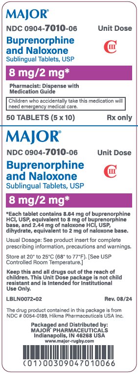 8mg/2mg carton label