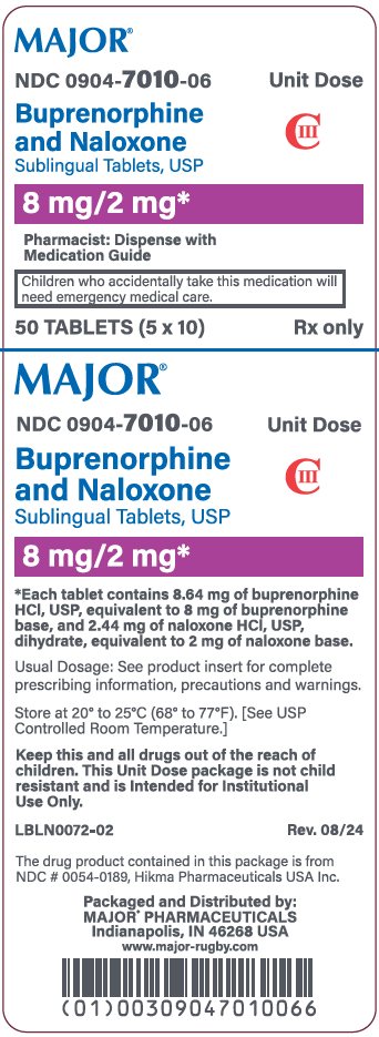 8mg/2mg carton label