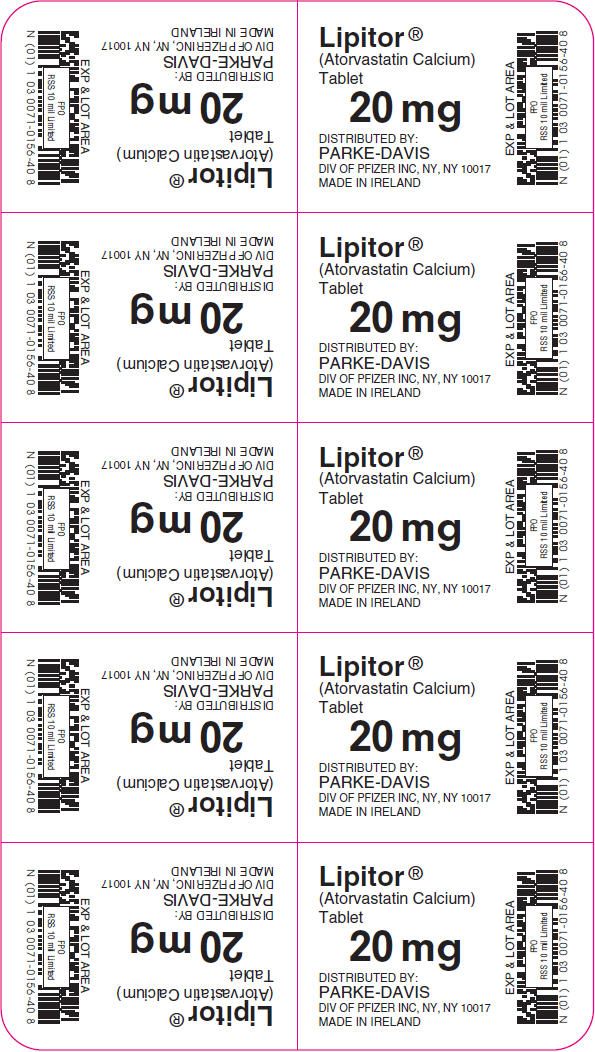 PRINCIPAL DISPLAY PANEL - 20 mg Tablet Blister Pack