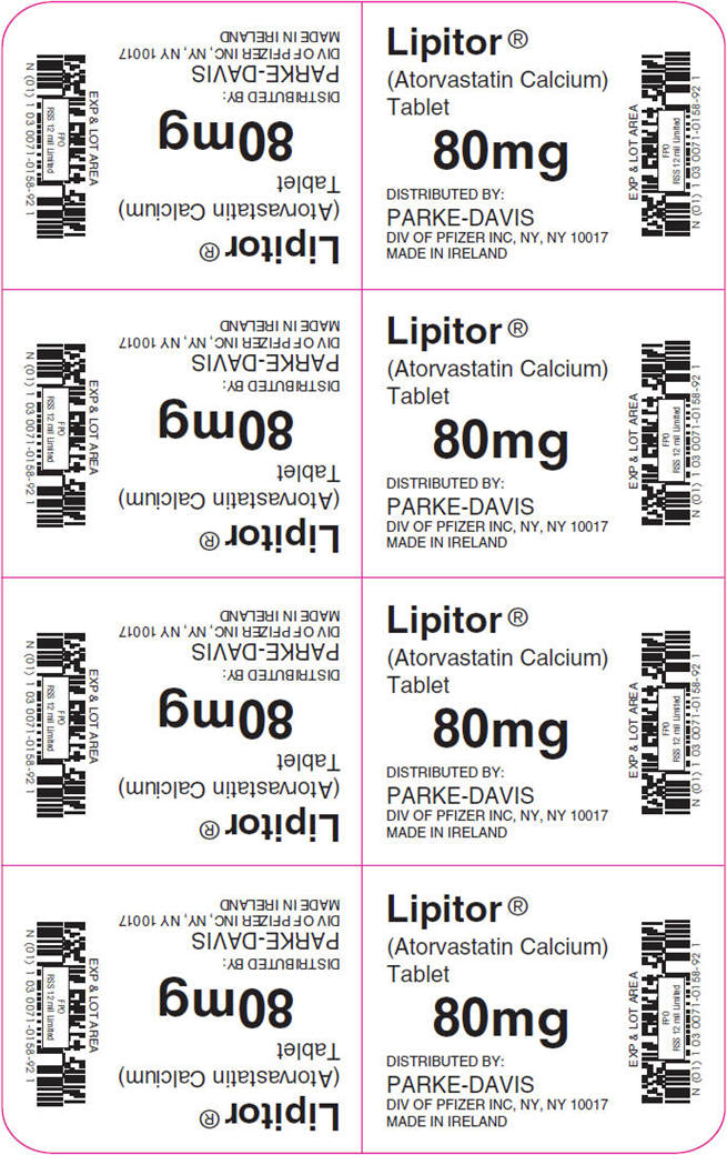 PRINCIPAL DISPLAY PANEL - 80 mg Tablet Blister Pack