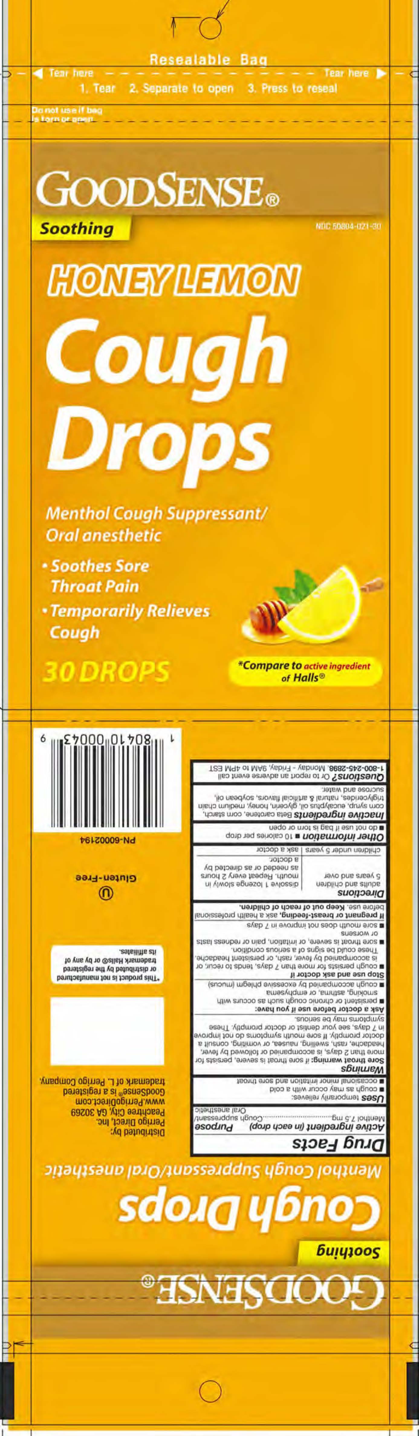 Good Sense Honey Lemon 30ct Cough Drops
