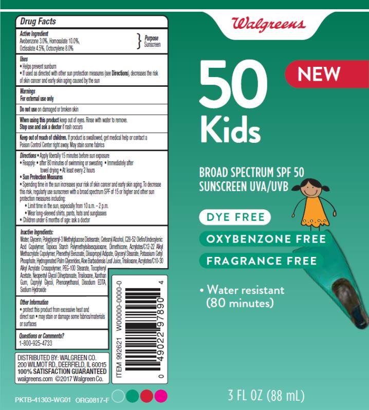 PRINCIPAL DISPLAY PANEL
50
Kids
Broad Spectrum SPF 50
Sunscreen UVA/UVB
Dye Free
Oxybenzone Free
3 FL OZ (88 mL)
