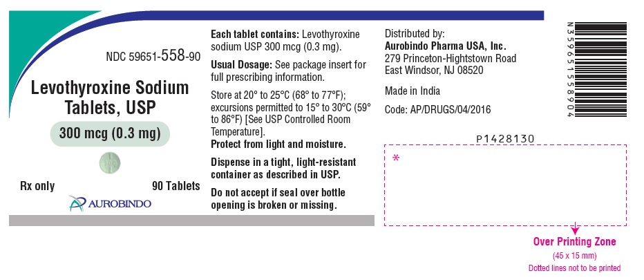 PACKAGE LABEL-PRINCIPAL DISPLAY PANEL - 300 mcg (90 Tablets Bottle)