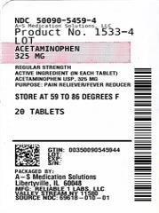 ACETAMINOPHEN 325 MG- acetaminophen tablet