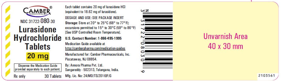 lurasidone20mg30scountlabel