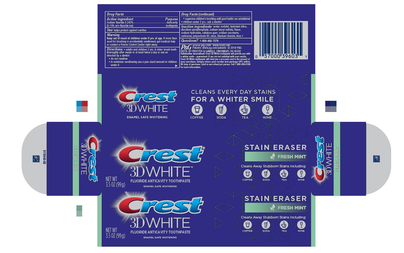 Crest 3D White Stain Eraser