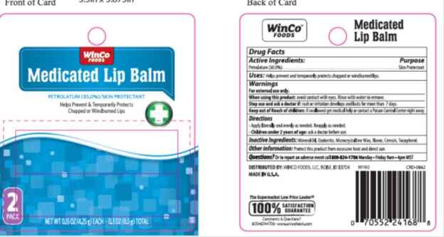 Winco Medicated Lip Balm Twin Pack