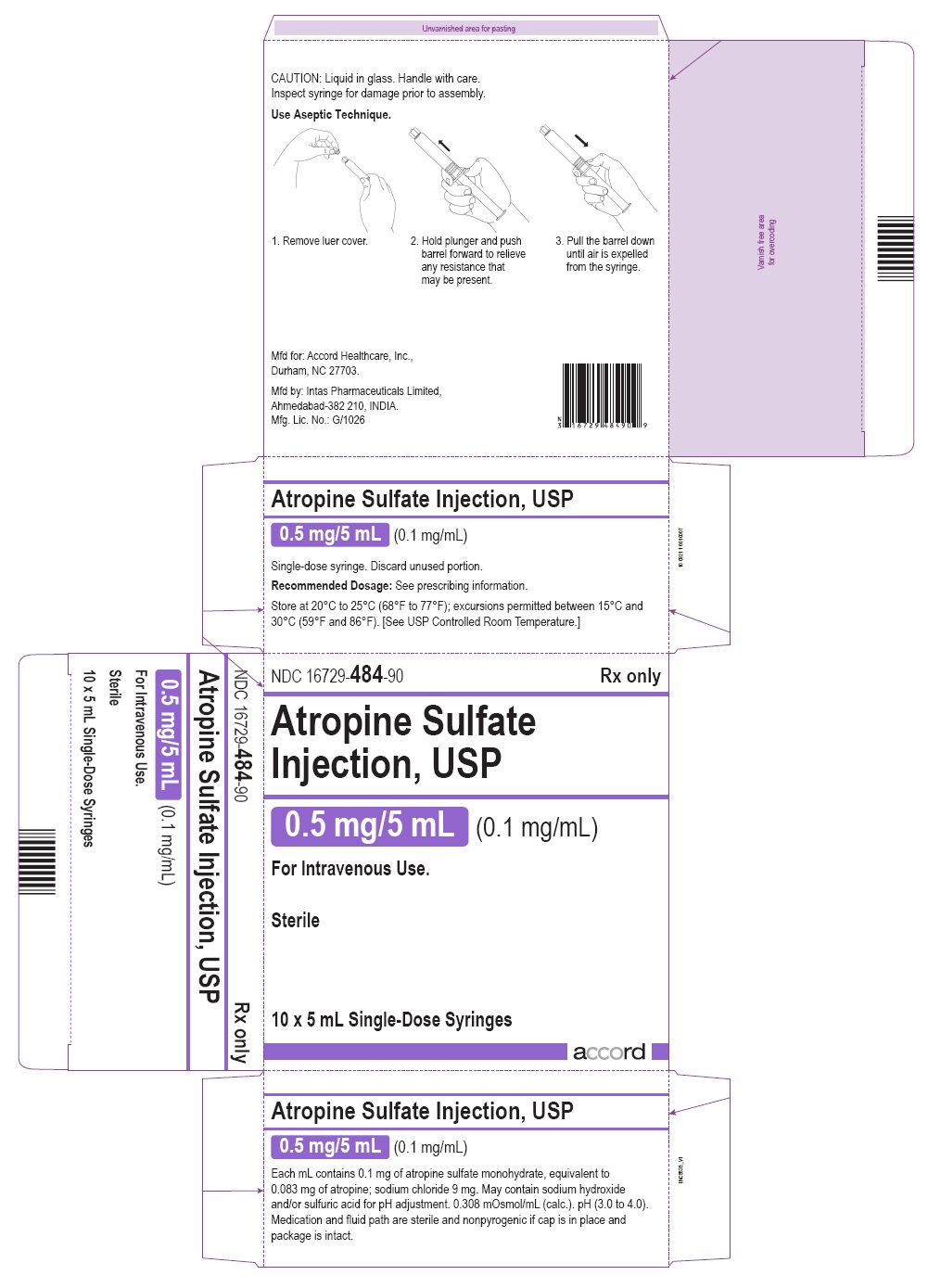 PRINCIPAL DISPLAY PANEL - 10 x 5 mL Syringe Carton
