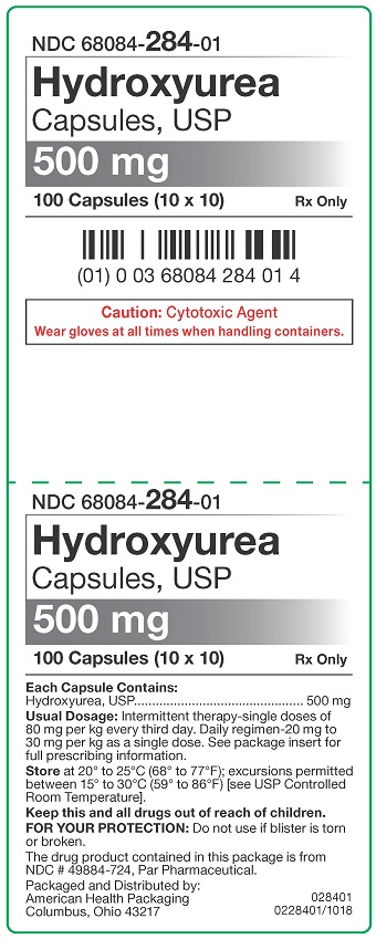 500 mg Hydroxyurea Capsule Carton
