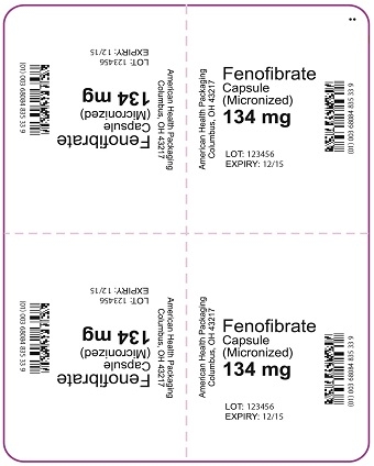 134 mg Fenofibrate Capsule Blister