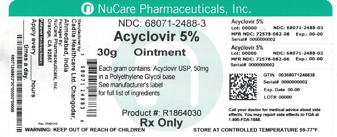 Acyclovir By NuCare Pharmaceuticals,Inc. ACYCLOVIR Ointment