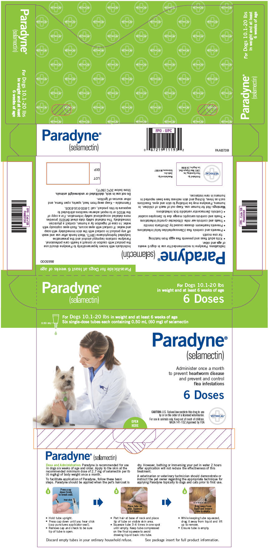 PRINCIPAL DISPLAY PANEL - 60 mg Tube Carton - Dogs