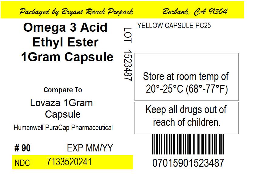 OMEGA3ACID ETHYL ESTERS capsule, liquid filled