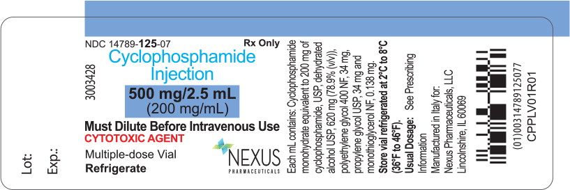 Principal Display Panel - 2.5 mL Vial Label
