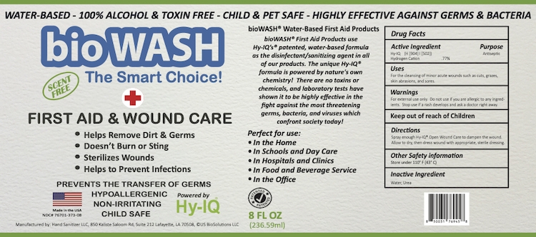 ​BioWash First Aid and Wound Care