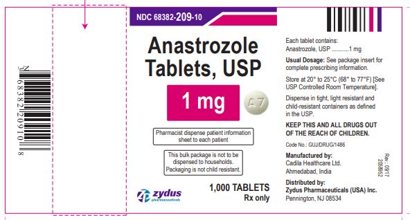 Anastrozole Tablets, 1mg