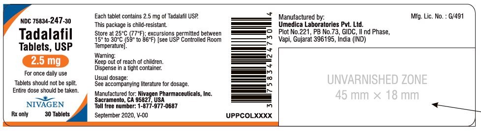 TADALAFIL Tablet, Film Coated