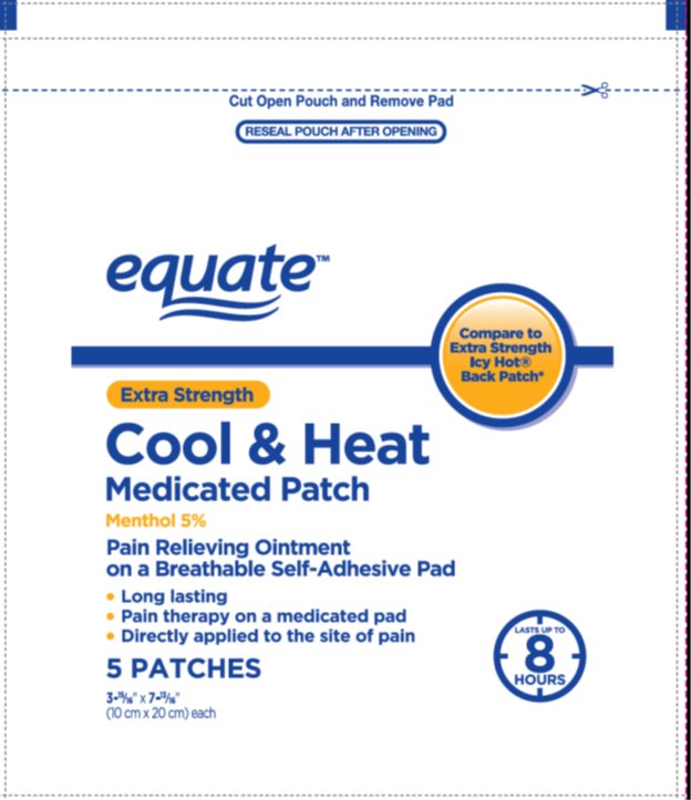 Equate Cool and Heat Medicated Patch