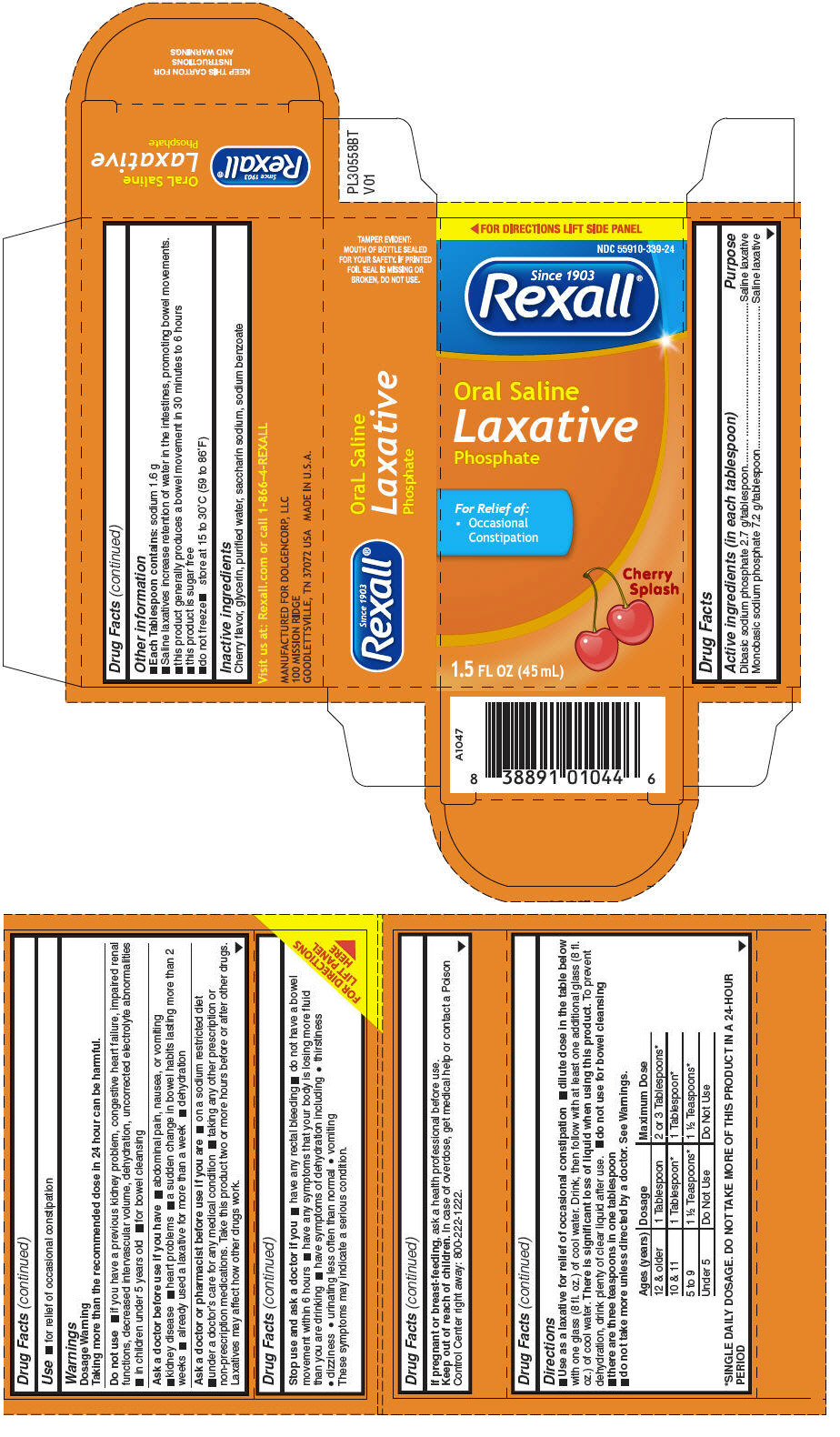 PRINCIPAL DISPLAY PANEL - 45 mL Bottle Carton