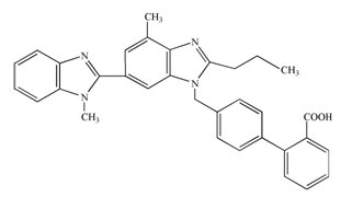 Telmisartan Structural Formula