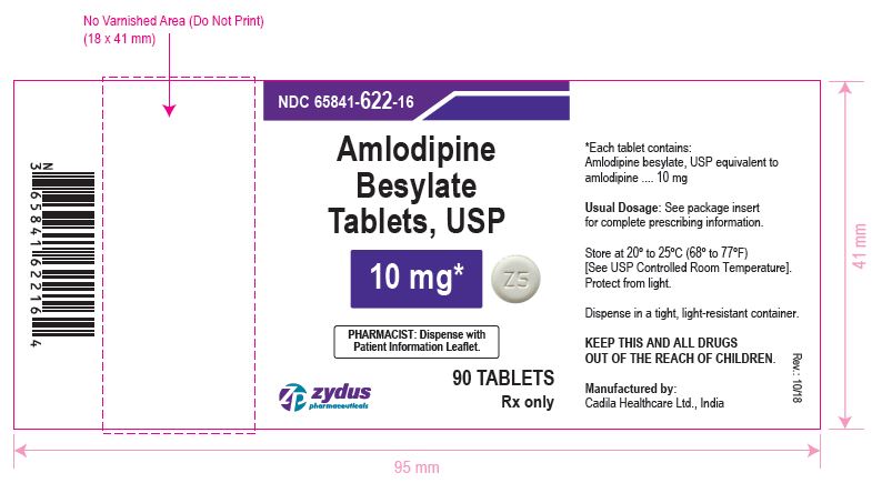 Amlodipine Besylate Tablets USP, 10 mg